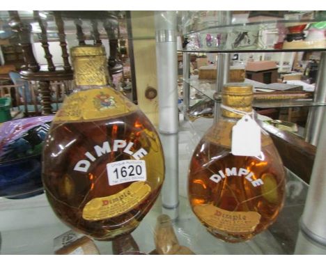 2 bottles of Dimple Scotch whisky.