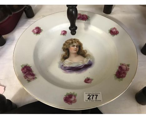 A large portrait plate
