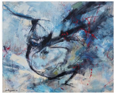 Giuseppe Santomaso (1907-1990), Oil on Canvas. Image Size: 47 1/8 by 39 1/2 inches (120 by 100.5 cm) All measurements are app