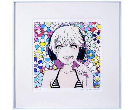 Takashi Murakami (B.1962), Offset Lithograph. Image Size: 16 1/8 by 15 1/8 inches (41 by 38.5 cm) All measurements are approx