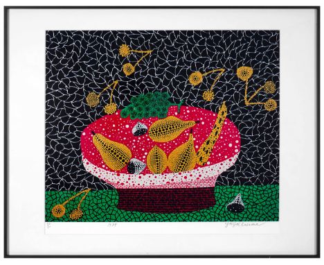Yayoi Kusama (B.1929), Silkscreen Print. Image Size: 20 3/8 by 17 5/8 inches (52 by 45 cm) All measurements are approximate. 