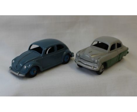 A Dinky Toys  Volkswagen No.181 together with a Vauxhall Cresta Saloon No.164 both boxed