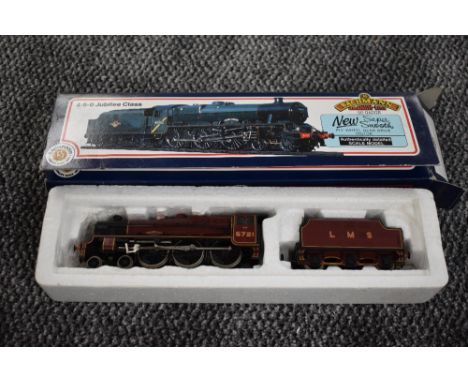 A Bachmann 00 gauge 4-6-0 LMS Loco &amp; Tender, Impregnable 5721 cat no 31-154 in original window display box