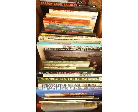 RailwayanaQuantity of books relating to railways and engines including Ellis Hamilton "The Beauty of Old Trains", "Four Mainl