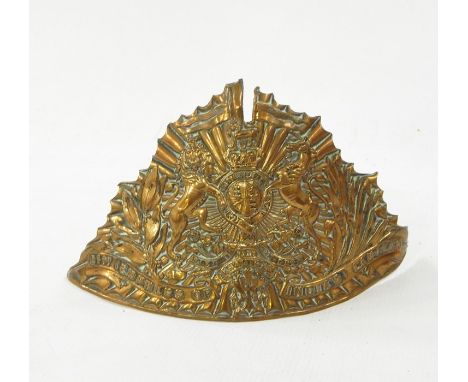 Victorian 21st Lancers ( Empress of India) Czapka Helmet Plate