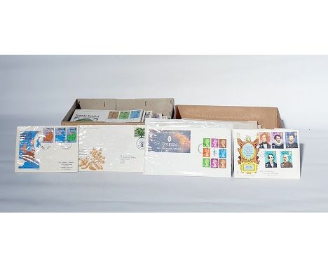 Two boxes of over 100 Queen Elizabeth II First Day Covers  (2 boxes)