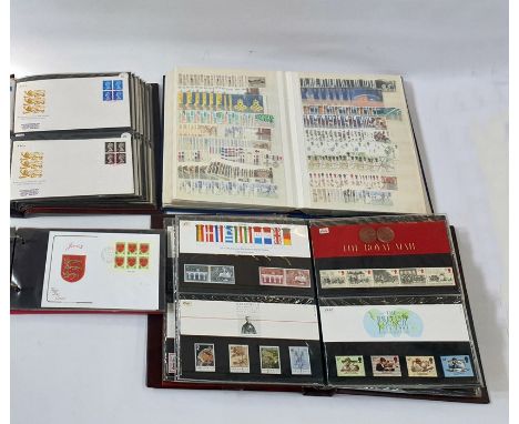 Many hundred of Mint Decimal stamps and presentation packs, very high face value plus First Day Covers, etc.