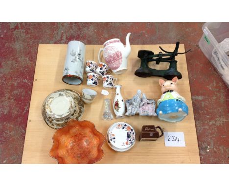 Box of Assorted Collectable's ( Ceramic, Metalware )