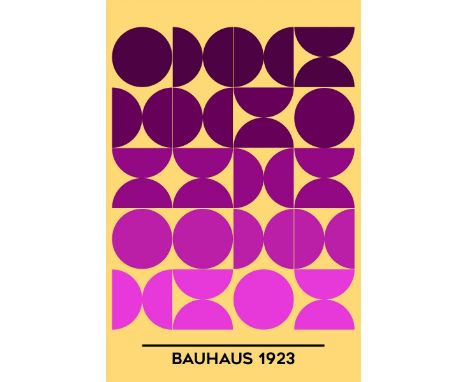 Bauhaus was a famous school of art, design, and architecture that was founded in 1919 in Weimar, Germany by architect Walter 