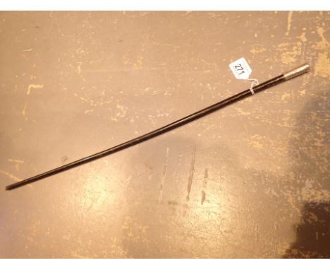 WWII period Royal Artillery swagger stick 