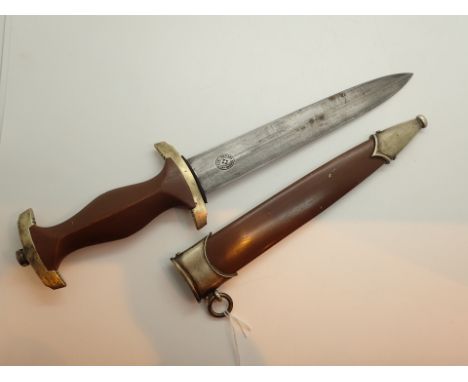 German SA type dagger marked Rich ARB Herder Berlin with Allies for Deutschland inscription  CONDITION REPORT: This item is i