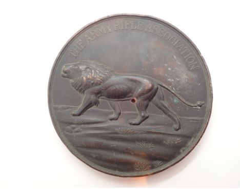 Bronze plaque from the Army Rifle Association 1924 - 25 a company 2nd Royal Sussex regiment 