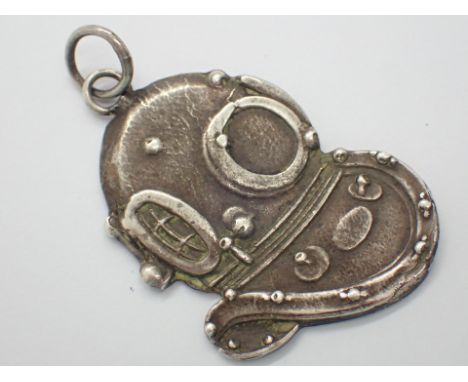 WWII silver divers medallion awarded for the rescue of three crew members from the sinking of USS Squalus during test dives i