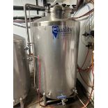 2017 Quality Tank Solutions 10BBL Stainless Steel Serving Tank - Dish Bottom, Singl | Rig Fee $1200