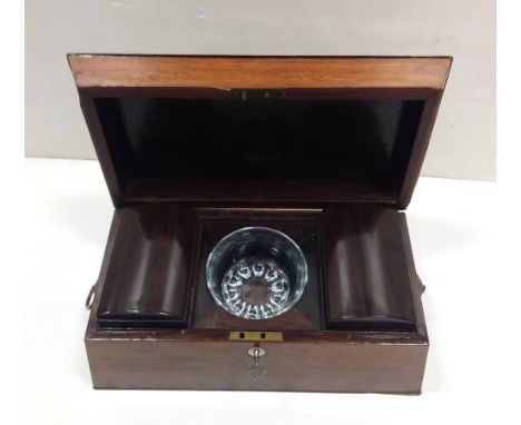 William IV Rosewood Tea Caddy