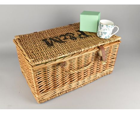 A Fortnum and Mason Wicker Hamper, Cool Bag, Fortnum and Mason Mug