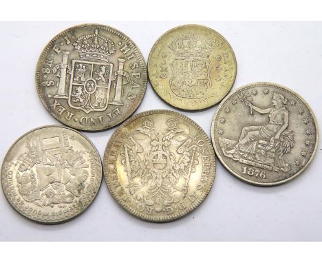 Collection of five reproduction coins.P&amp;P Group 1 (£14+VAT for the first lot and £1+VAT for subsequent lots) 