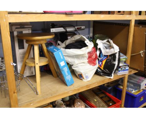 Shelf of Electrical and household items 