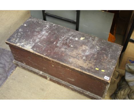 Pine box of tools