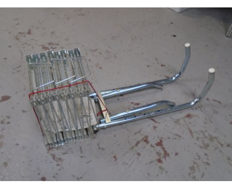 A fire escape ladder.