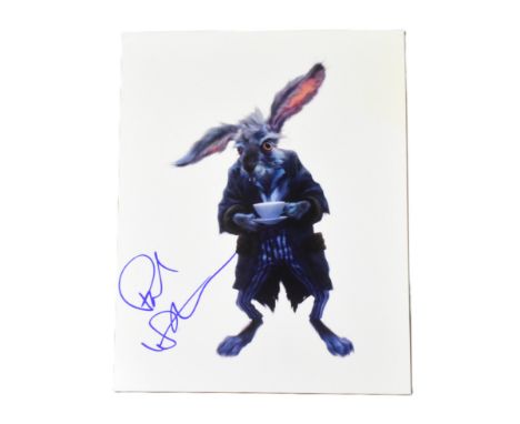 Paul Whitehouse - Harry &amp; Paul / The Fast Show / Ghost Stories - autographed 8x10" colour photograph from Alice In Wonder