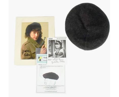 'Allo 'Allo! (BBC Sitcom 1982-1992) - Michelle Dubois (Kirsten Cooke) - original prop costume beret, as worn by Cooke during 