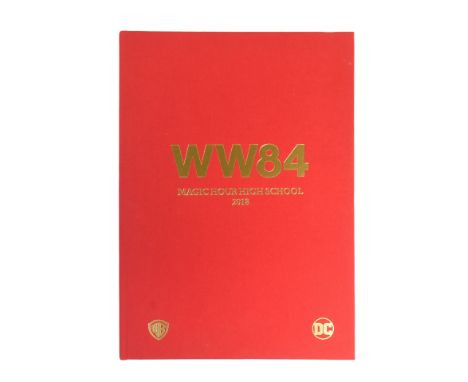 Wonder Woman 1984 (2020 DC film) - original cast and crew ' Magic Hour High School 2018 ' year book. Exclusively given to cas