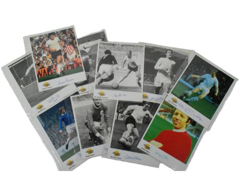 1966 World Cup - a collection of Autographed Editions made officially signed 8x10" colour photographs from members of the tea