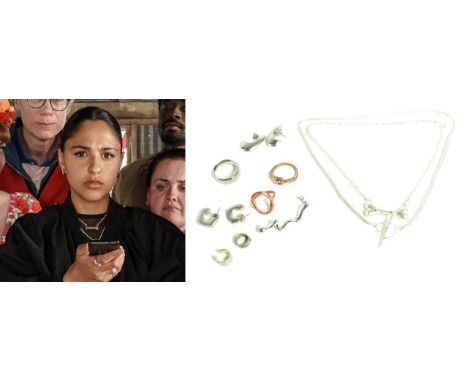 The Outlaws (2021-2024 TV Series by Elgin James &amp; Stephen Merchant) - a collection of original screen used prop jewellery