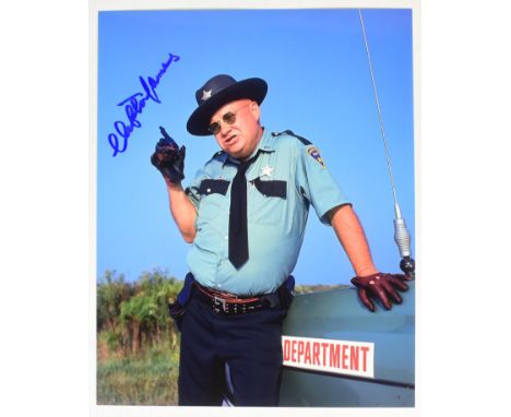 James Bond 007 - Clifton James (d.2017) - Live And Let Die (1973) - autographed 8x10" colour photograph from the movie. Signe