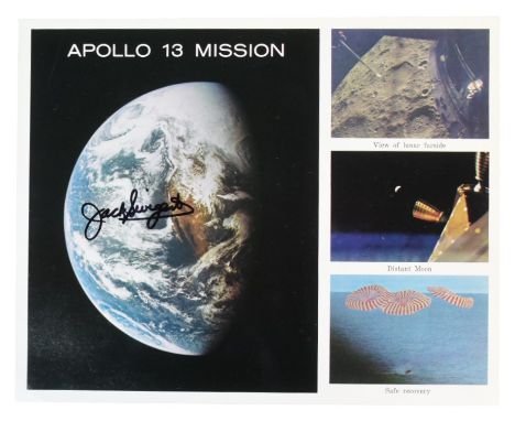 Space Exploration - Apollo 13 - Jack Swigert (Apollo 13 Command Module Pilot, d.1982) - rare vintage autographed official NAS