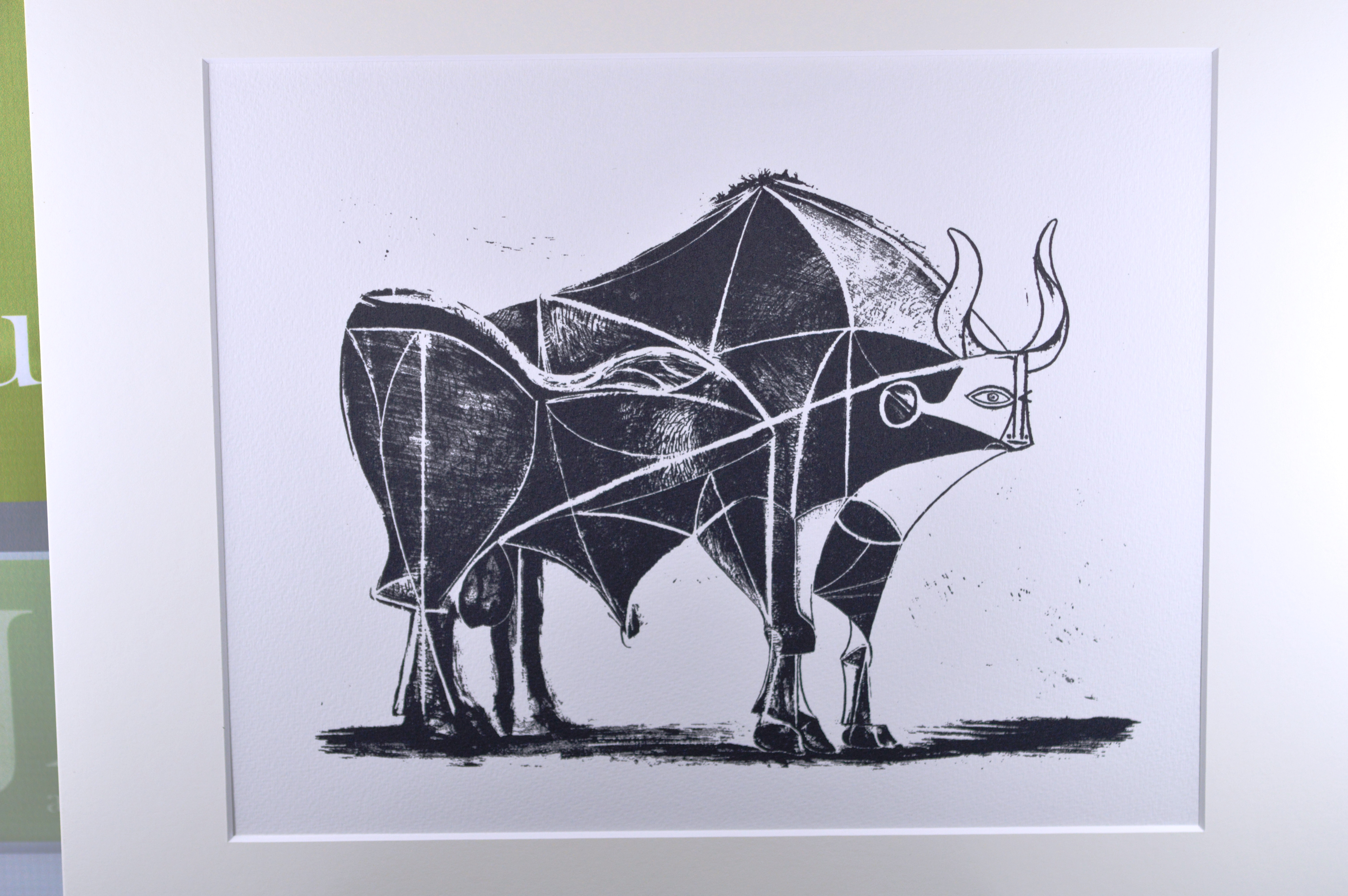 Pablo Picasso The Bull 1 Of Only 2000 Ltd Edition Lithographic Print Postage Only Auction £2 2402