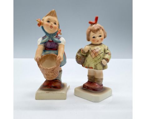 This adorable duo features two little girls with baskets, includes: Little Helper 73 and I Bought You a Gift. Tallest piece d