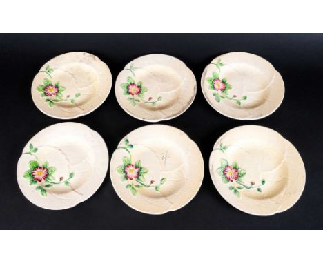 Set Of Six Carltonware Australian Pattern Primrose Tea Plates.