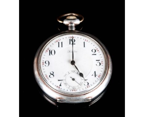 Swiss - Silver Open Faced Chronometer Pocket Watch with Breguet - Balance / Compensation. Marked 800. Good Condition and In W