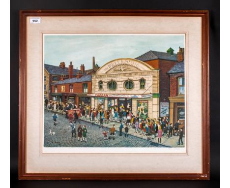 Tom Dodson Limited Edition Pencil Signed Colour Print Title 'Saturday Matinee' fine art trade guild stamp. 850 copies only. M