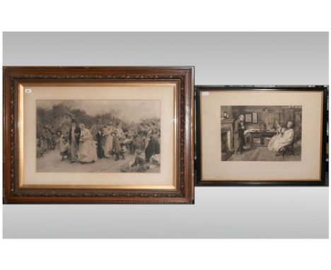 Dendy Sadler Large Print. Together with The Village Wedding Print.