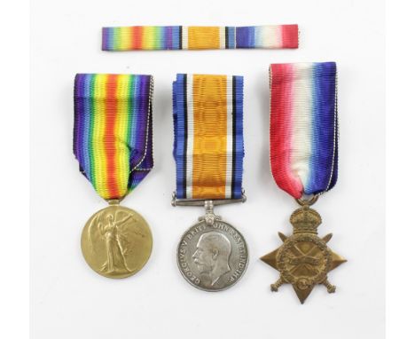 Three WWI medals awarded to S25R-04323 Private and later Corporal N Gatley of the Army Service Corps, comrising the War Medal