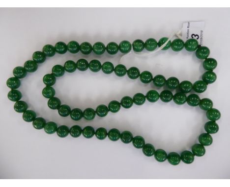 A Jade bead necklace       11
