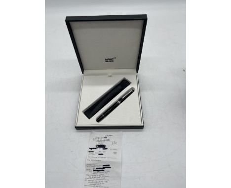 Boxed Montblanc Meisterstuck Rollerball Pen. 