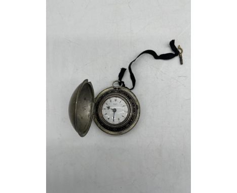 Edward Prior London, Silver and Tortoiseshell Quadruple Cased Verge Pocket Watch, Designed for the Turkish Market. 