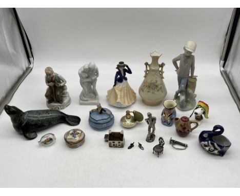 Assorted Lot to include Coalport Lady Figurine, NAO and others. 