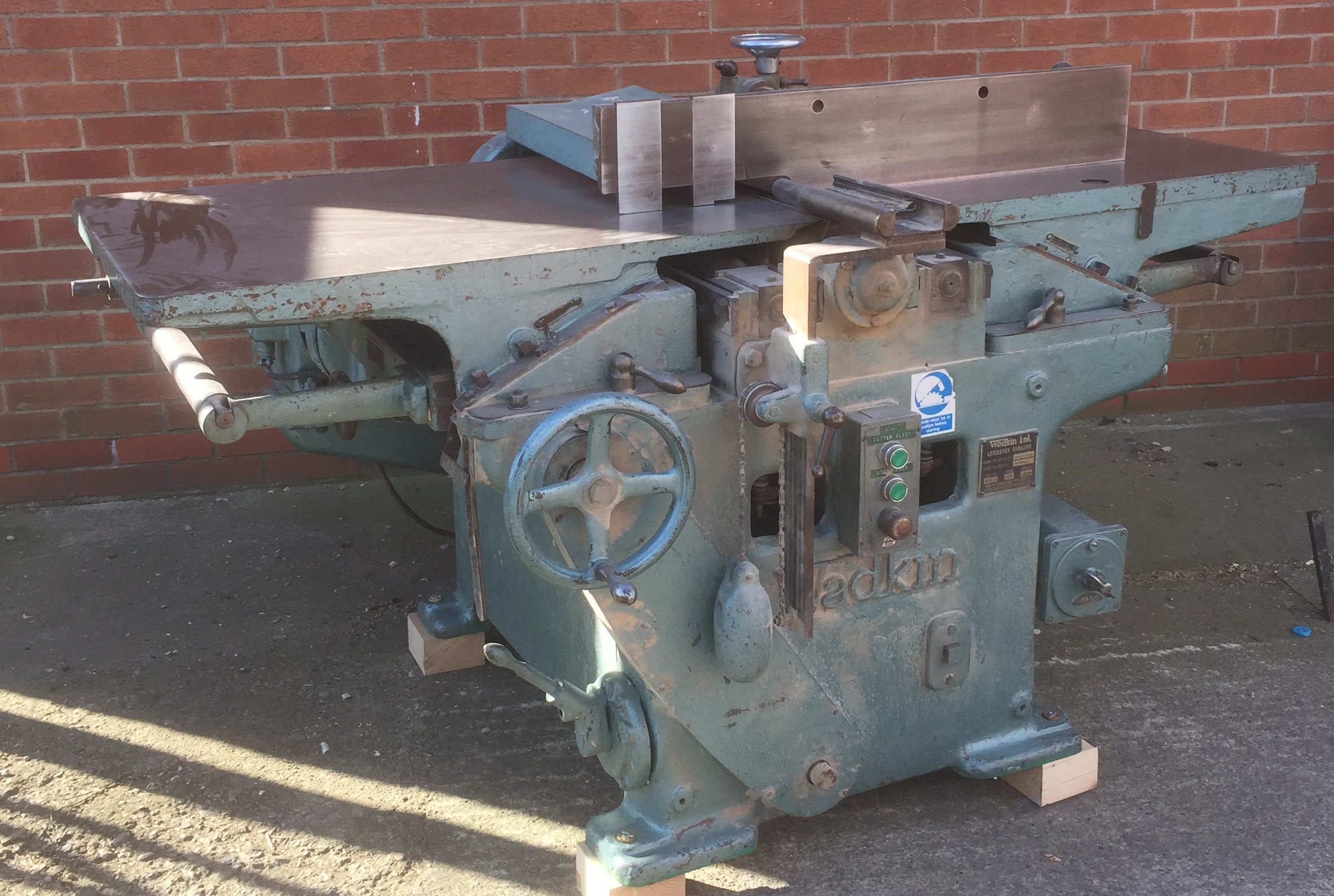 Wadkin RM 24 inch Planer Thicknesser Appraisal Good working order