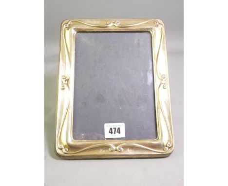 20TH CENTURY SILVER PHOTOGRAPH FRAME, London 1987, 23.5 x 18cms (easel back missing)