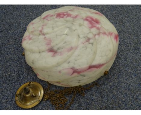 MOTTLED GLASS CEILING LAMP SHADE