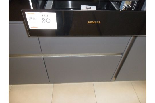 Siemens B1630cn51b Warming Drawer 12 Plates Rrp 495