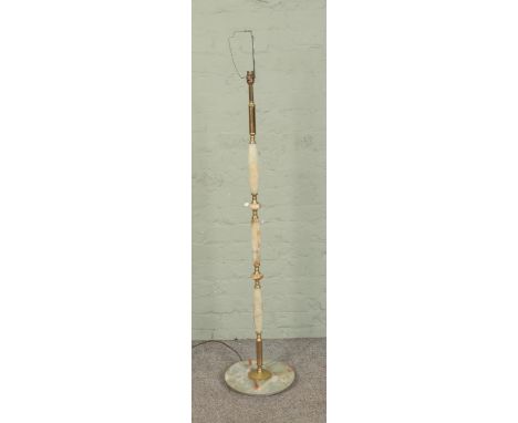 An onyx standard lamp.  