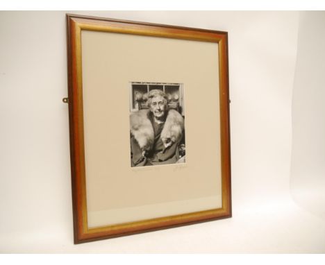 Agatha Christie, bromide print portrait photograph by John Hedgecoe (1932-2010), 1969, image 22.5 x 16cm, depicting Dame Agat
