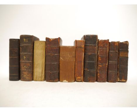 A collection of ten 17th Century antiquarian classical/latin works, all published at the Elzevier Presses at Leiden and Amste