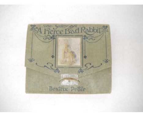 Beatrix Potter: 'The Story of A Fierce Bad Rabbit', Warne, 1906, 1st edition, first issue with "London &amp; New York" on the